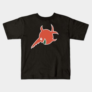 Coral color option. Fish saw sign on German submarines ww2 Kids T-Shirt